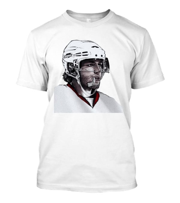 NHL Carolina Hurricanes Mouthguard Action Hockey Player T-Shirt