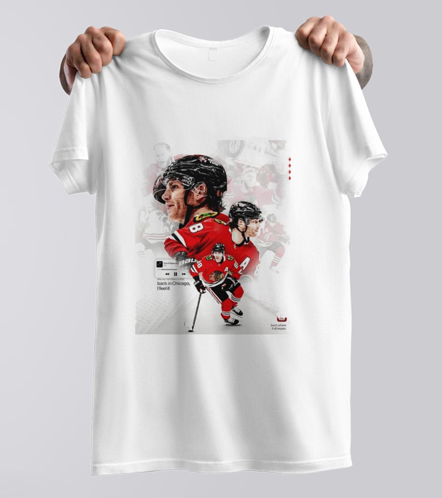 Patrick Kane Chicago Blackhawks Back Where It All Began End Of Beginning 88 T-Shirt
