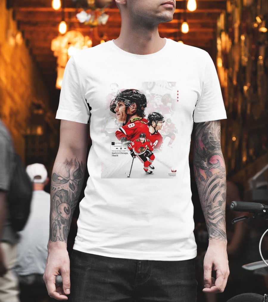 Patrick Kane Chicago Blackhawks Back Where It All Began End Of Beginning 88 T-Shirt