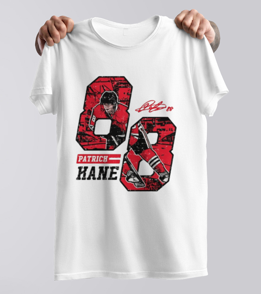 Patrick Kane Chicago Blackhawks 88 Comic Style Collaboration T-Shirt