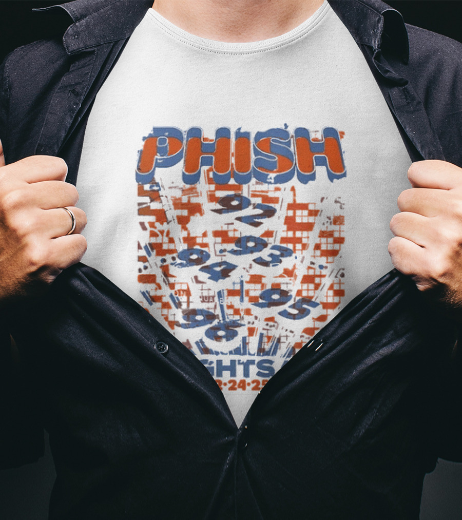 Phish Five Nights At Madison Square Garden New York City July 22 To 29 2026 Fourth Edition Knicks T-Shirt