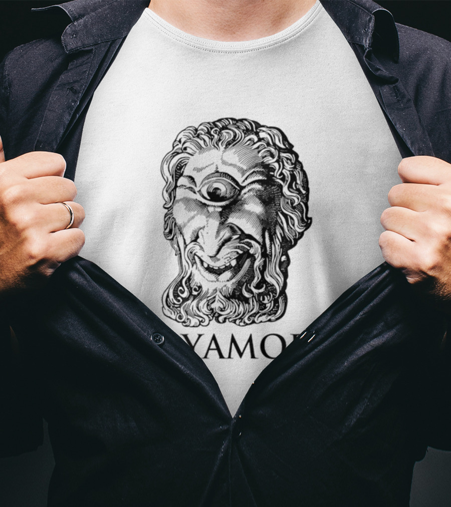 Polyamorus Cyclops Head Mythical Creature T-Shirt