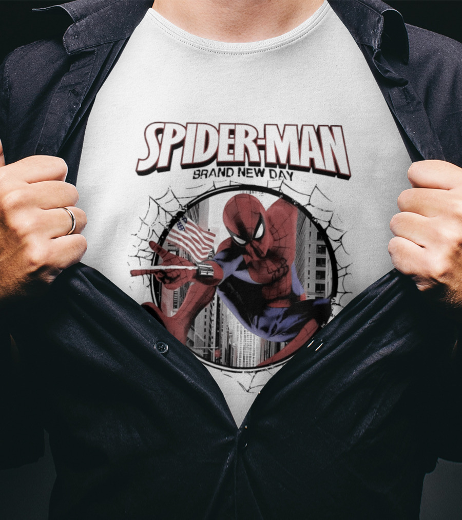 Spider Man Brand New Day Web Slinging T-Shirt