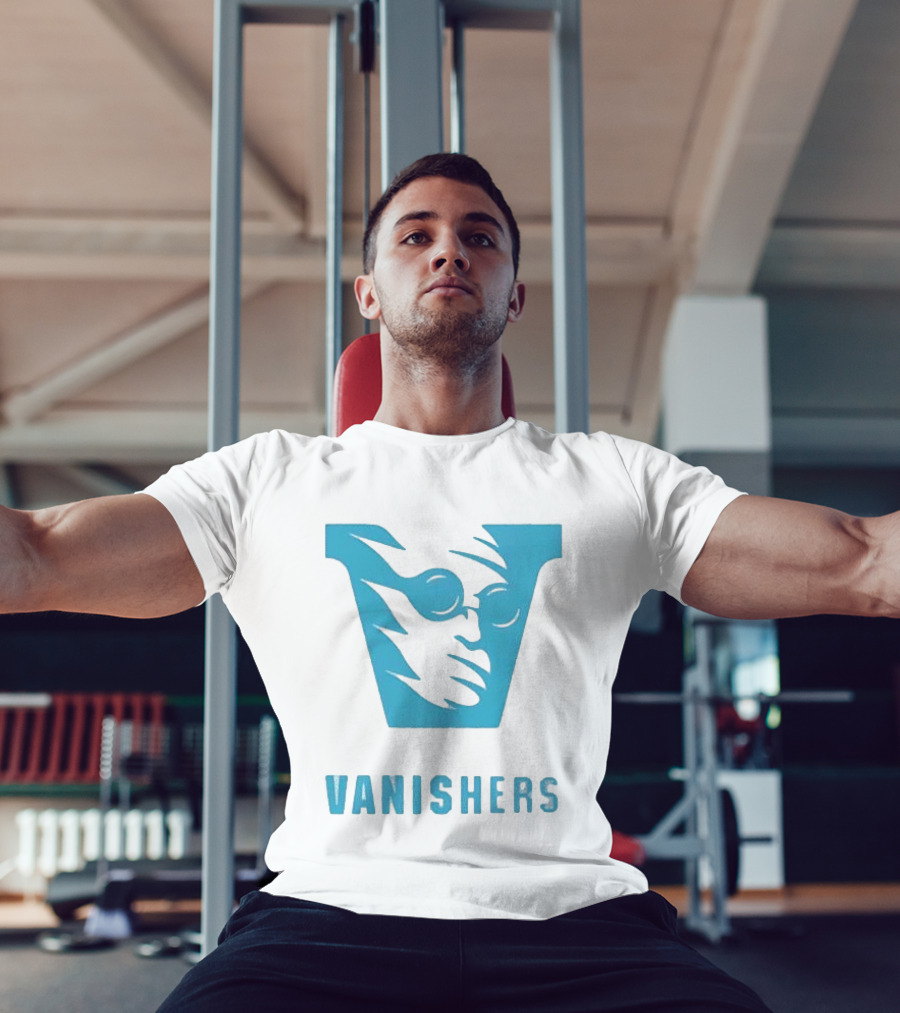 Sussex Vanishers Ghostly Specter Team Vanishers Blue T-Shirt