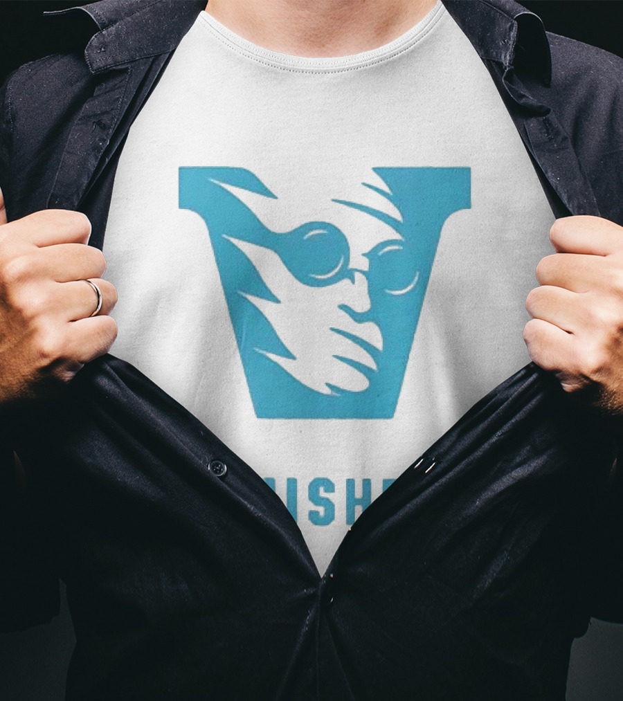 Sussex Vanishers Ghostly Specter Team Vanishers Blue T-Shirt