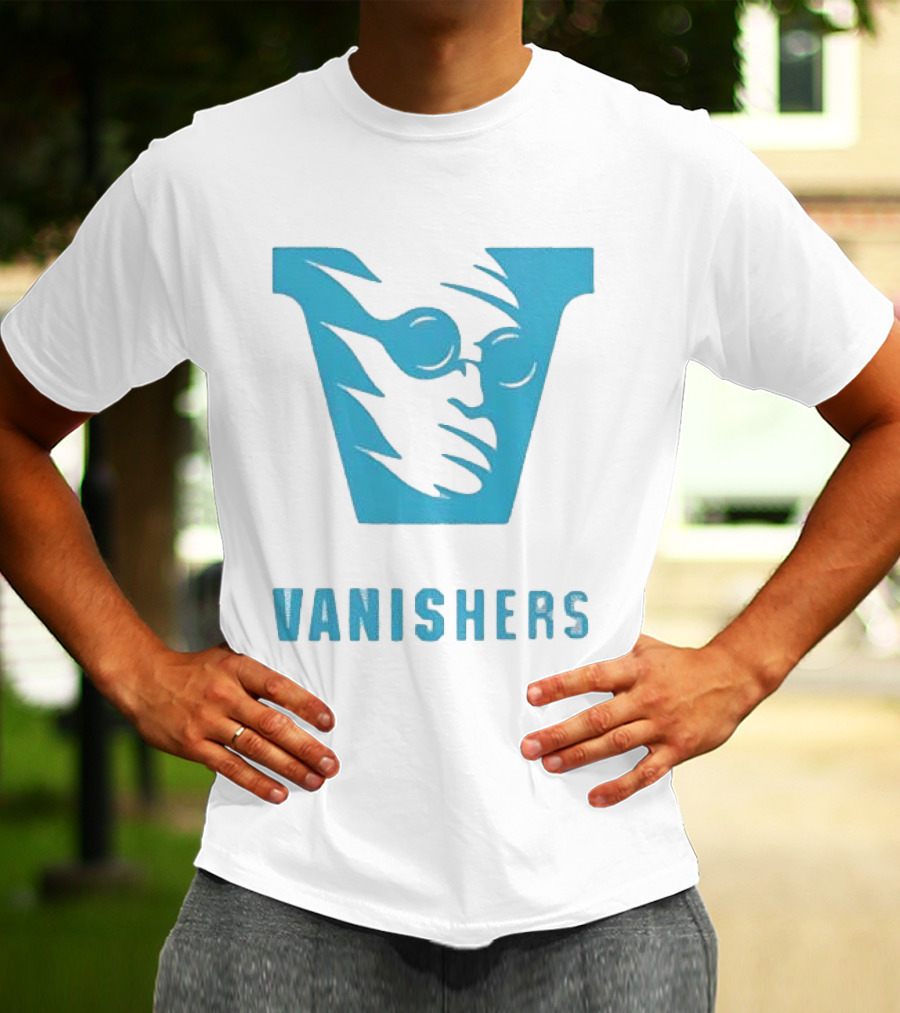 Sussex Vanishers Ghostly Specter Team Vanishers Blue T-Shirt