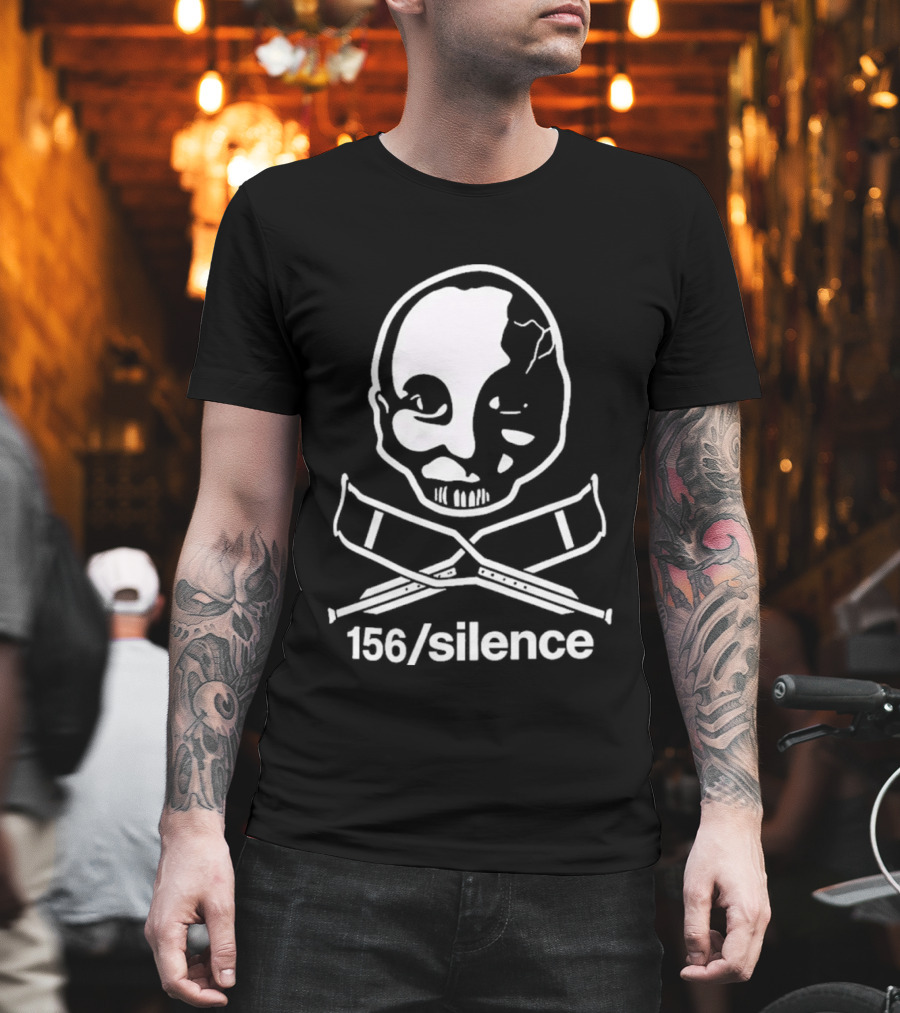 156 Silence Skeleton Face World Tour 2026 T-Shirt