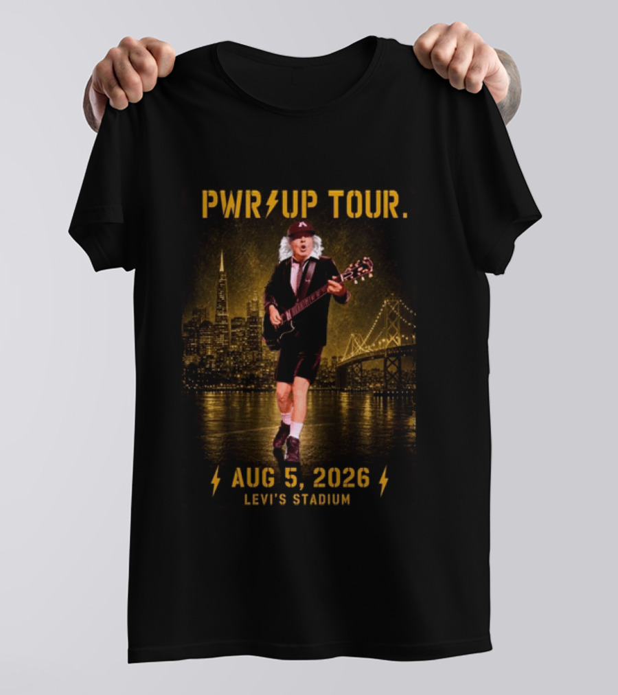 Pwr Up Tour 2026 San Francisco Levi's Stadium August 5 ACDC North America T-Shirt