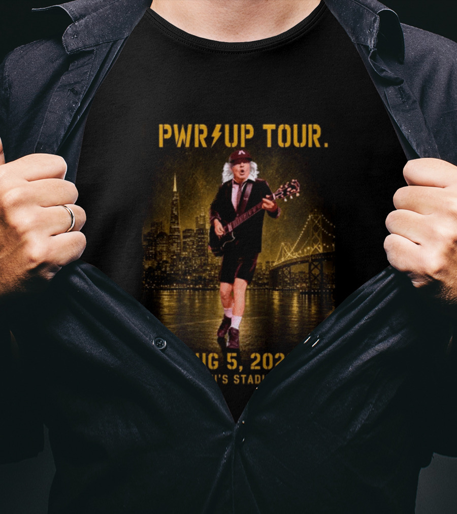 Pwr Up Tour 2026 San Francisco Levi's Stadium August 5 ACDC North America T-Shirt