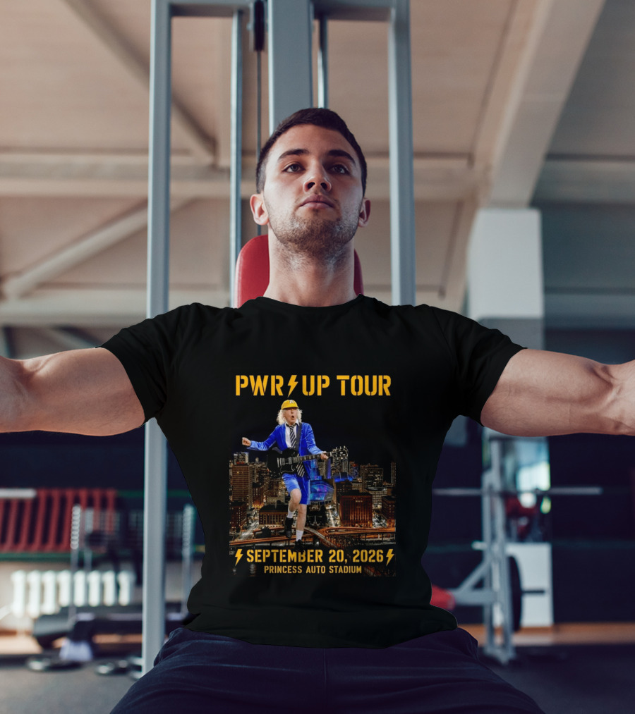 PWR Up Tour September 20 2026 Princess Auto Stadium Winnipeg MB T-Shirt