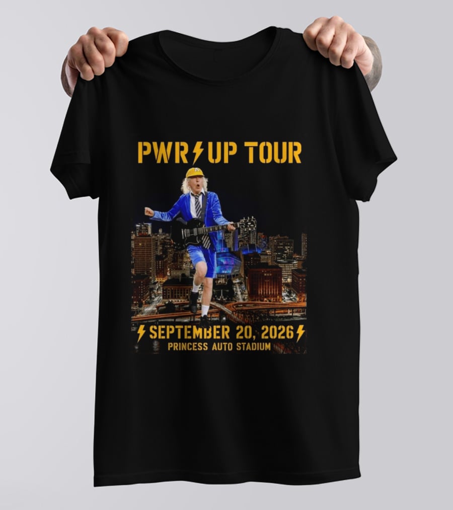 PWR Up Tour September 20 2026 Princess Auto Stadium Winnipeg MB T-Shirt
