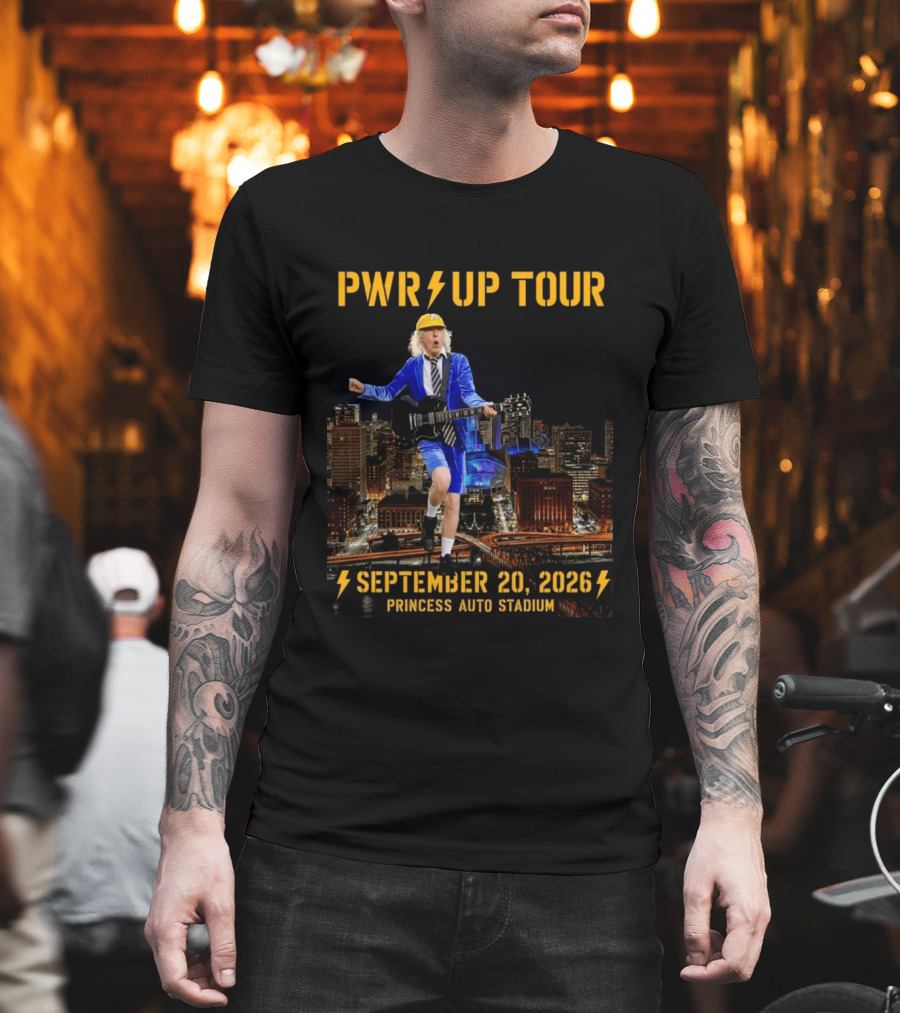 PWR Up Tour September 20 2026 Princess Auto Stadium Winnipeg MB T-Shirt