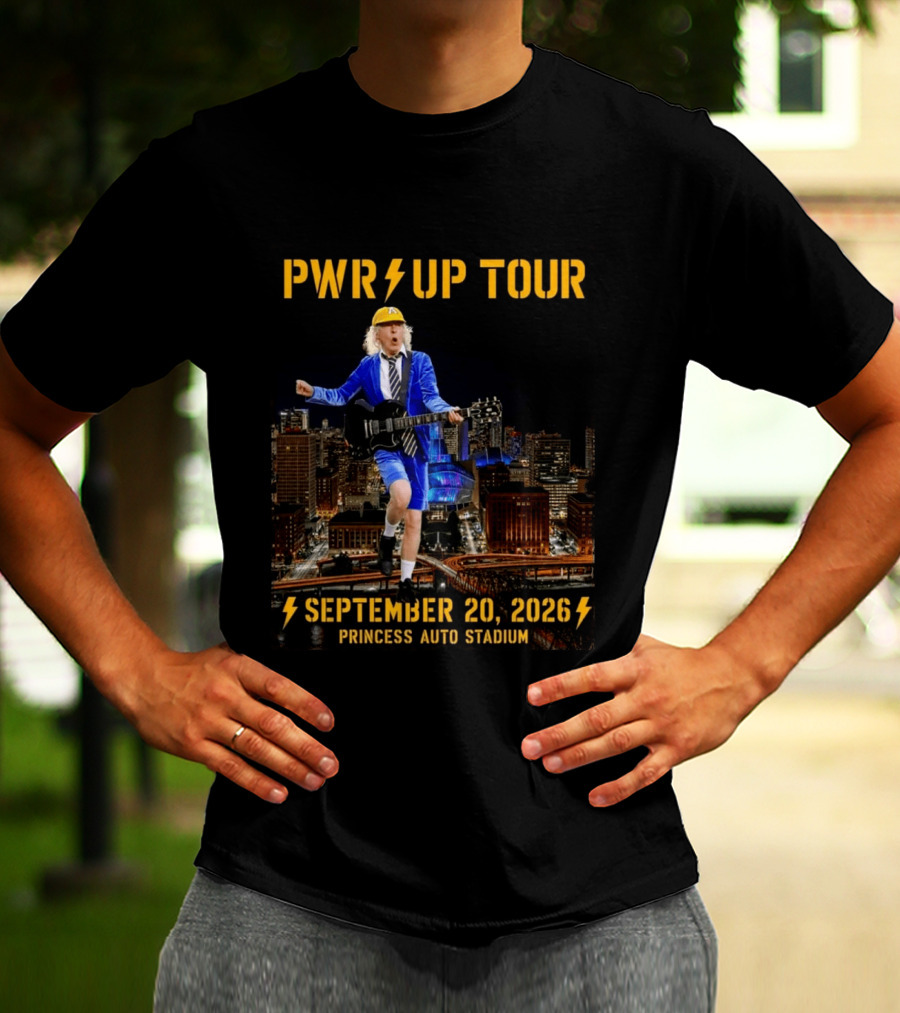PWR Up Tour September 20 2026 Princess Auto Stadium Winnipeg MB T-Shirt