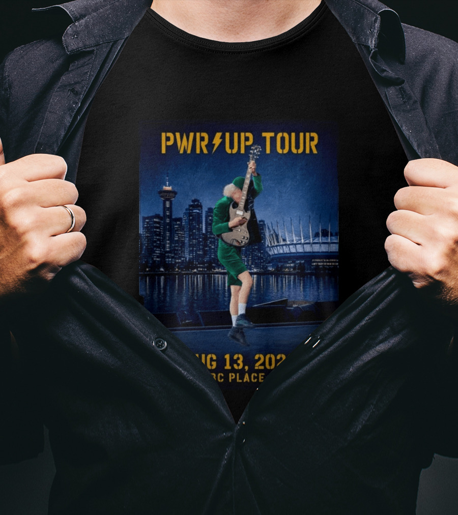 Pwr Up Tour August 13 2026 BC Place Vancouver BC T-Shirt