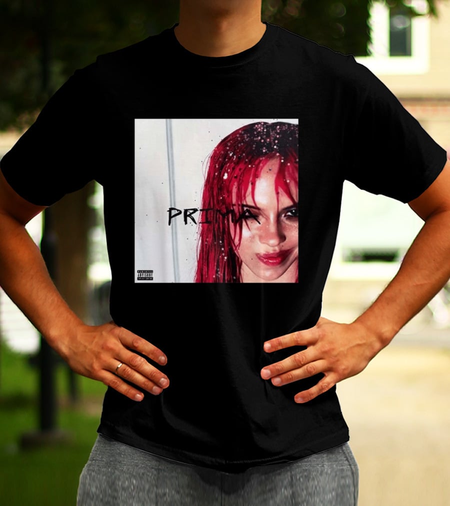 Adela Jergova Prima New Album Cover 2026 Pink Hair T-Shirt