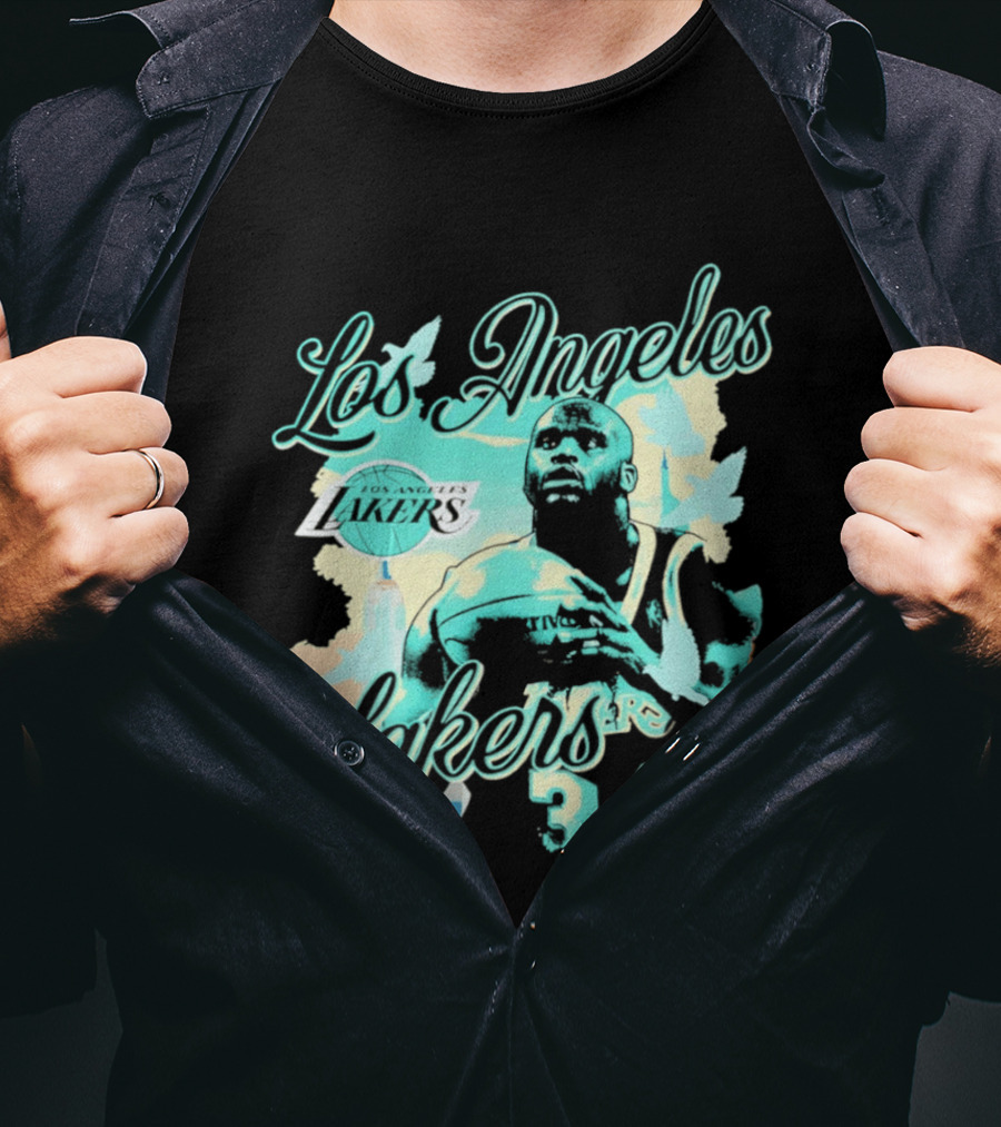Los Angeles Lakers Anthony Davis No 3 Collage Lakers T-Shirt