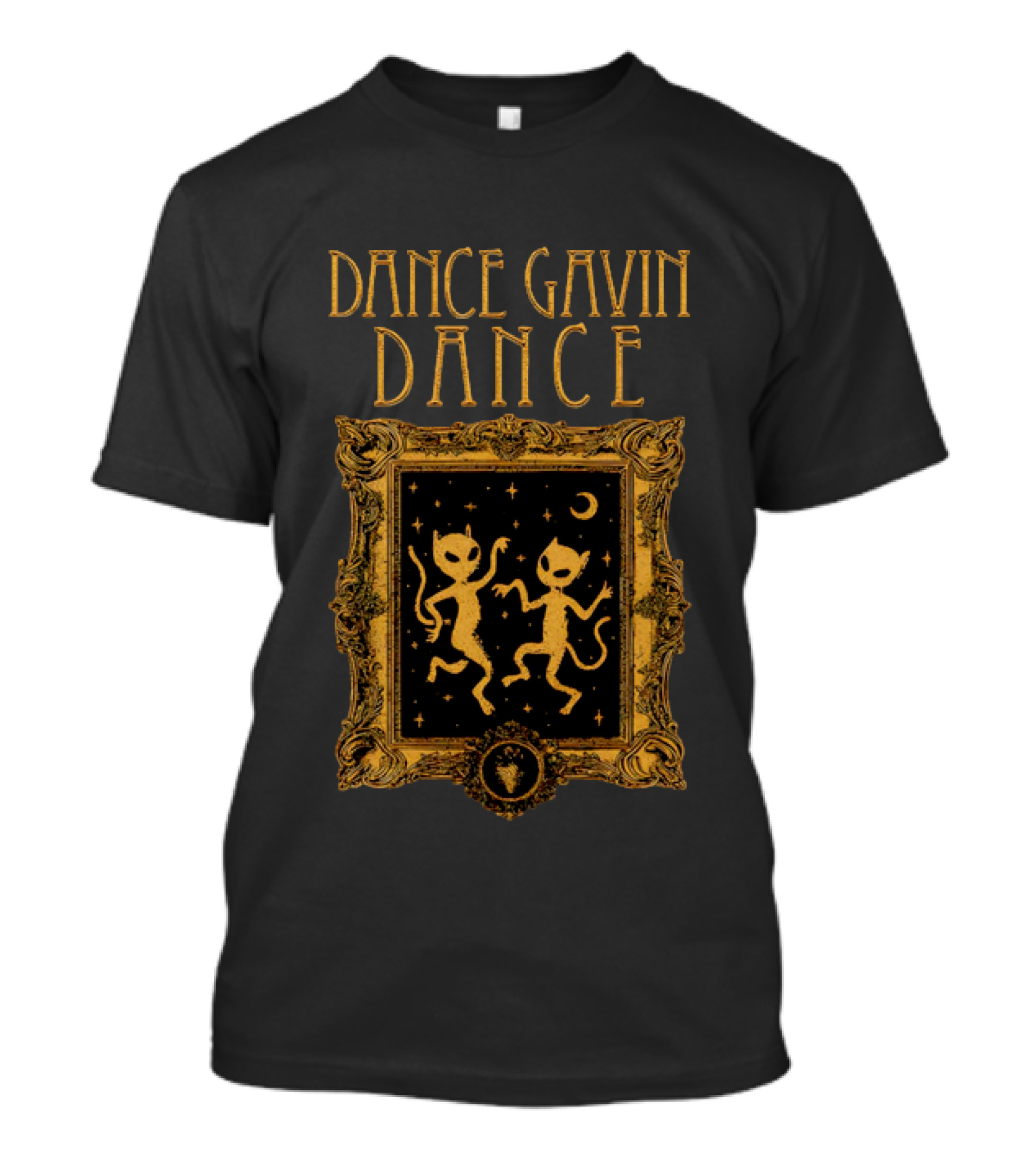 Dance Gavin Dance Alien Cats Framed Celestial Dance T-Shirt