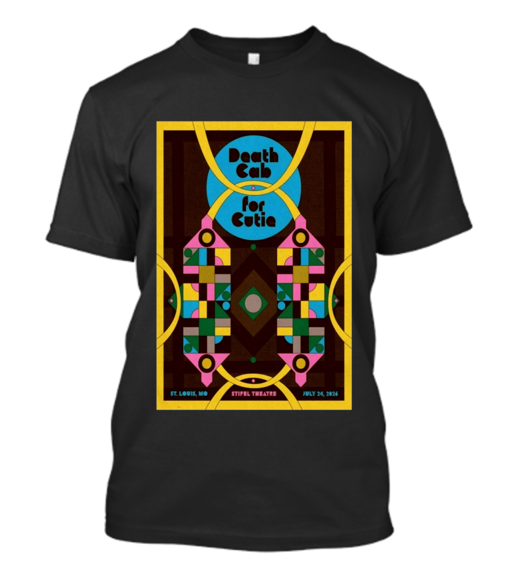 Death Cab For Cutie St. Louis Stifel Theatre July 24 2026 T-Shirt
