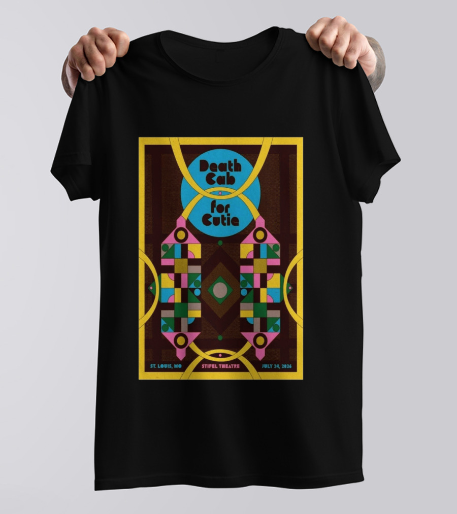 Death Cab For Cutie St. Louis Stifel Theatre July 24 2026 T-Shirt