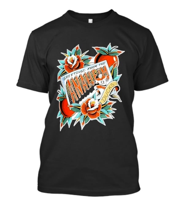 Greetings From The Anaheim Ducks Hockey Tattoo T-Shirt