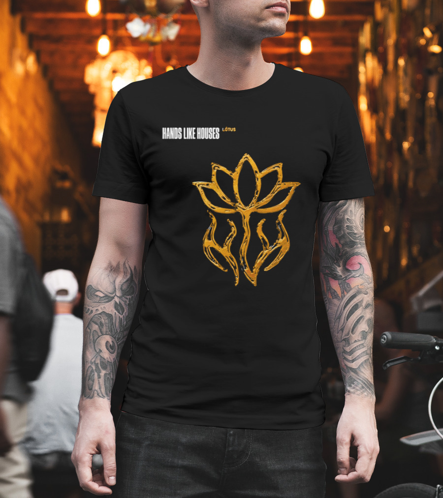 Hands Like Houses Lotus Symbol Yellow T-Shirt