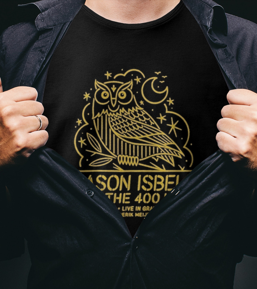 Jason Isbell And The 400 Unit Owl Frederik Meijer Gardens Grand Rapids MI July 23 2026 T-Shirt