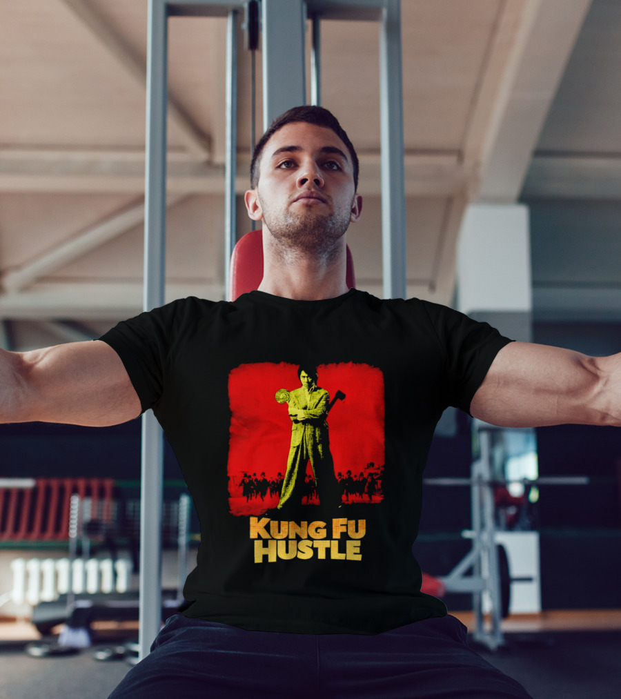 Kung Fu Hustle Axe Lollipop Scene Red T-Shirt