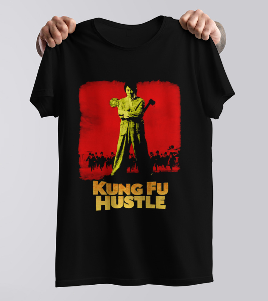 Kung Fu Hustle Axe Lollipop Scene Red T-Shirt