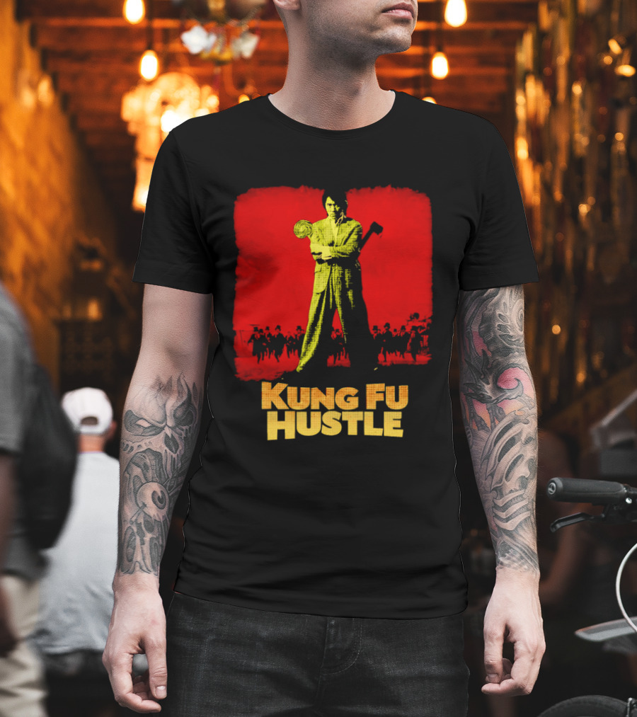 Kung Fu Hustle Axe Lollipop Scene Red T-Shirt