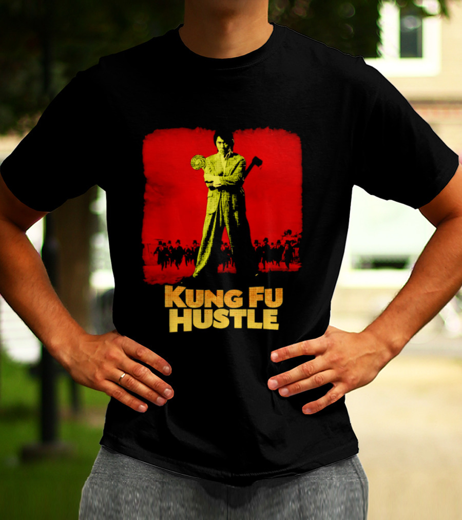 Kung Fu Hustle Axe Lollipop Scene Red T-Shirt