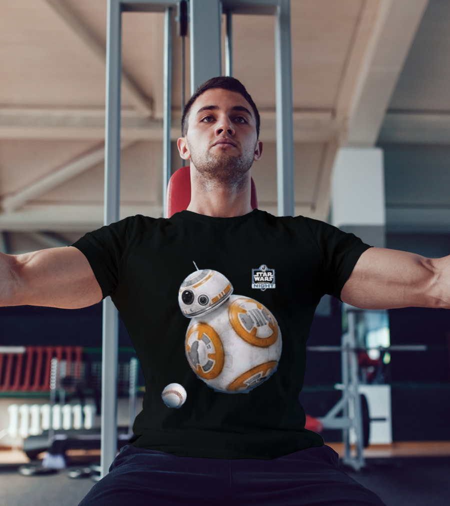 Star Wars Night BB 8 Baseball Event T-Shirt