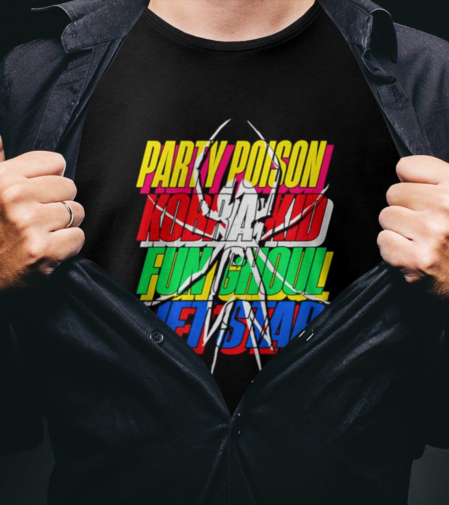 Party Poison Kobra Kid Fun Ghoul Jet Star My Chemical Romance The Fabulous Killjoys T-Shirt