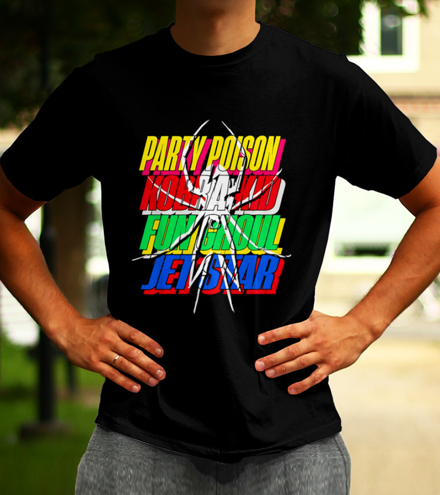 Party Poison Kobra Kid Fun Ghoul Jet Star My Chemical Romance The Fabulous Killjoys T-Shirt