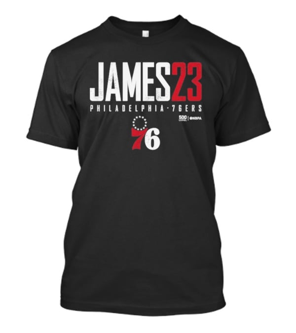 JAMES 23 Philadelphia 76ers 76 NBA T-Shirt