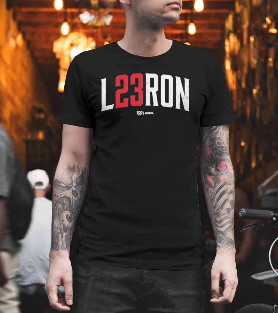 LeBron L23RON 23 Number Sports T-Shirt