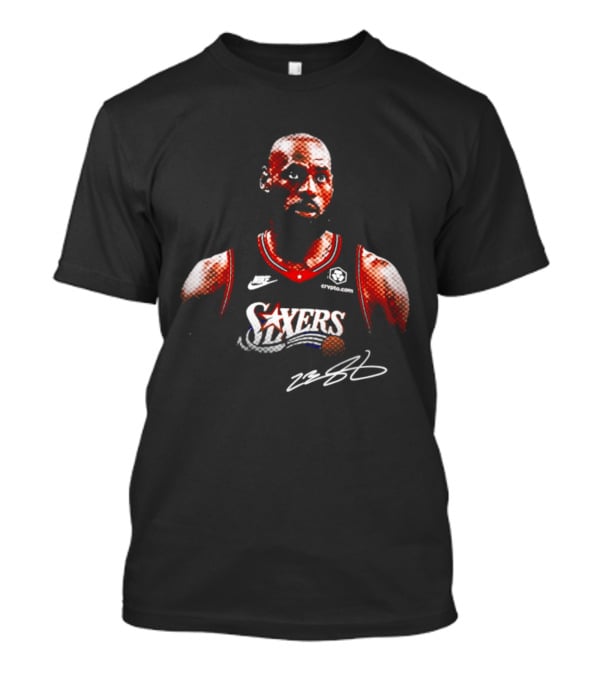 LeBron James Sixers Basketball Jersey Crossover Fan T-Shirt
