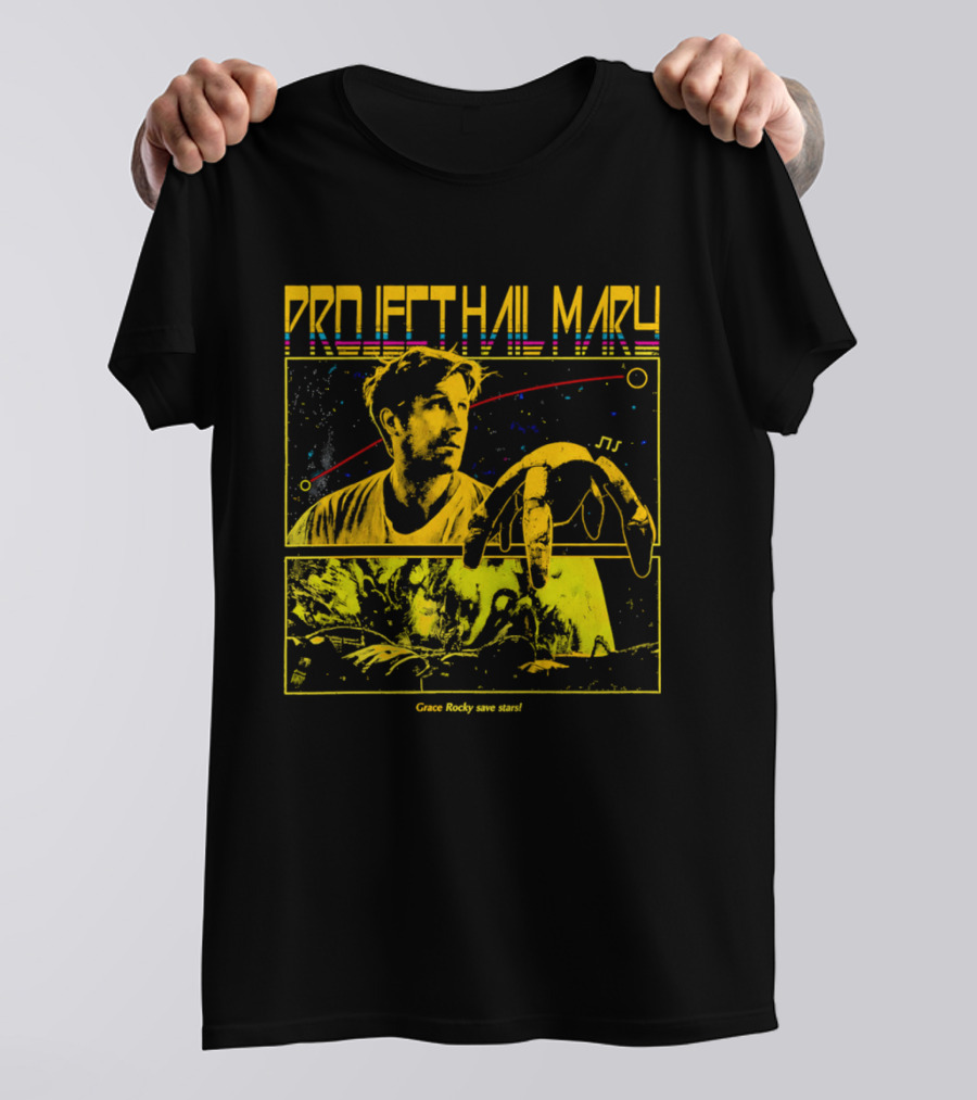 Project Hail Mary Rocky Grace Save The Stars T-Shirt