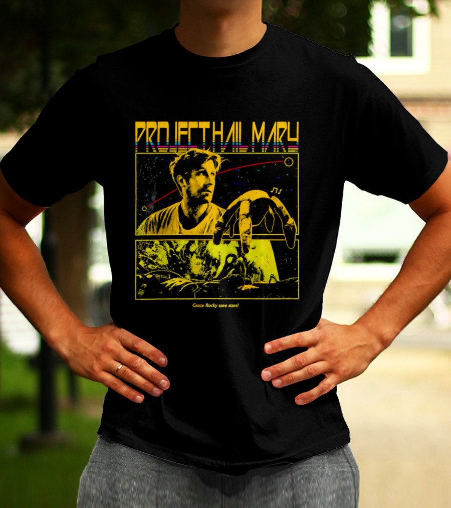 Project Hail Mary Rocky Grace Save The Stars T-Shirt