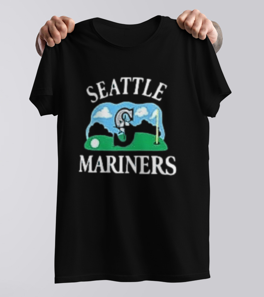 Seattle Mariners '47 Plackard Foundation Unicorn Golf T-Shirt