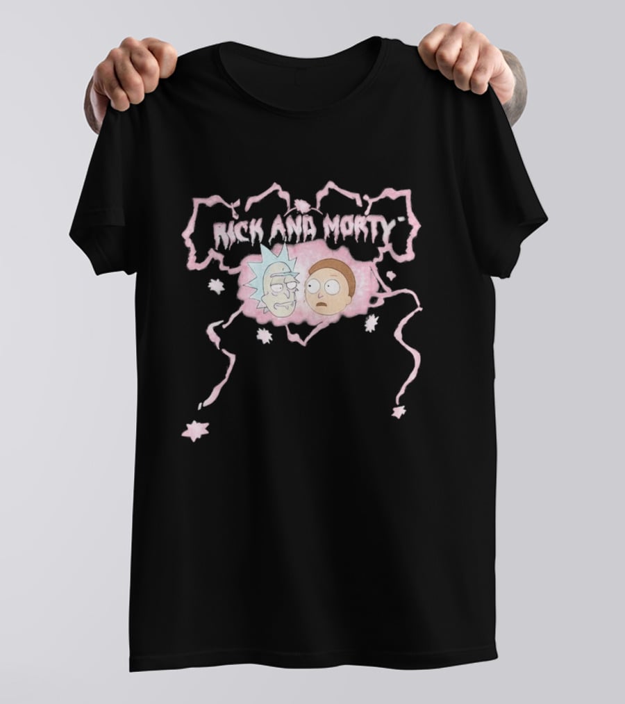 Secret Lives Of Gypsy Wives S01 Rick And Morty Pink Portal T-Shirt