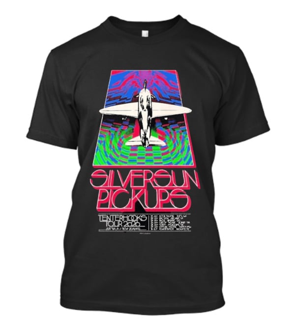 Silversun Pickups Tenterhooks Tour 2026 Australia New Zealand July Cities List T-Shirt