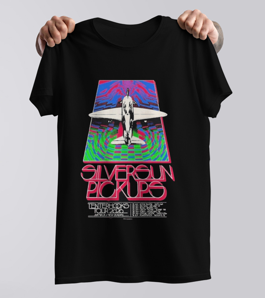 Silversun Pickups Tenterhooks Tour 2026 Australia New Zealand July Cities List T-Shirt