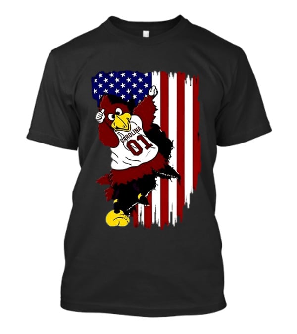 South Carolina Gamecocks Carolina 01 USA Flag We The People T-Shirt