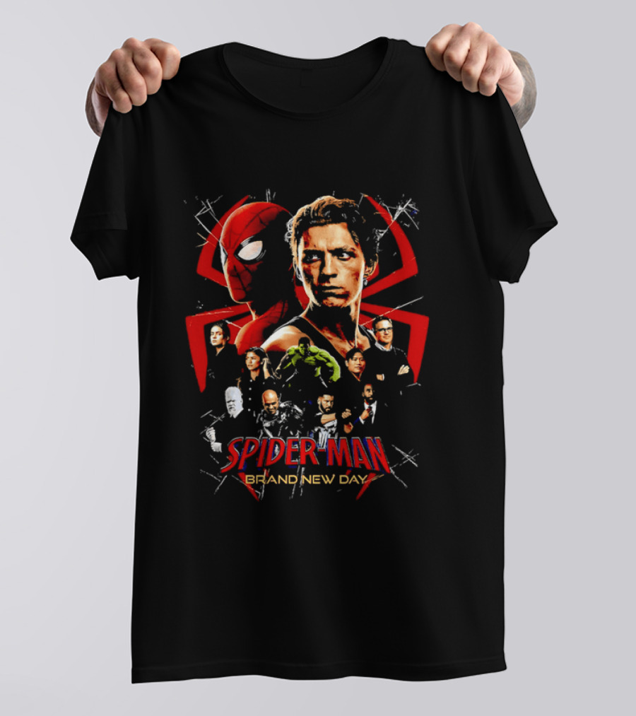 Spider Man Brand New Day Heroes Collage T-Shirt