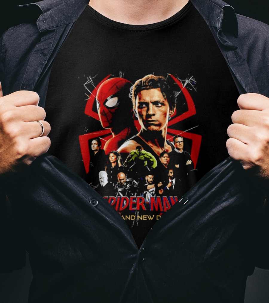 Spider Man Brand New Day Heroes Collage T-Shirt