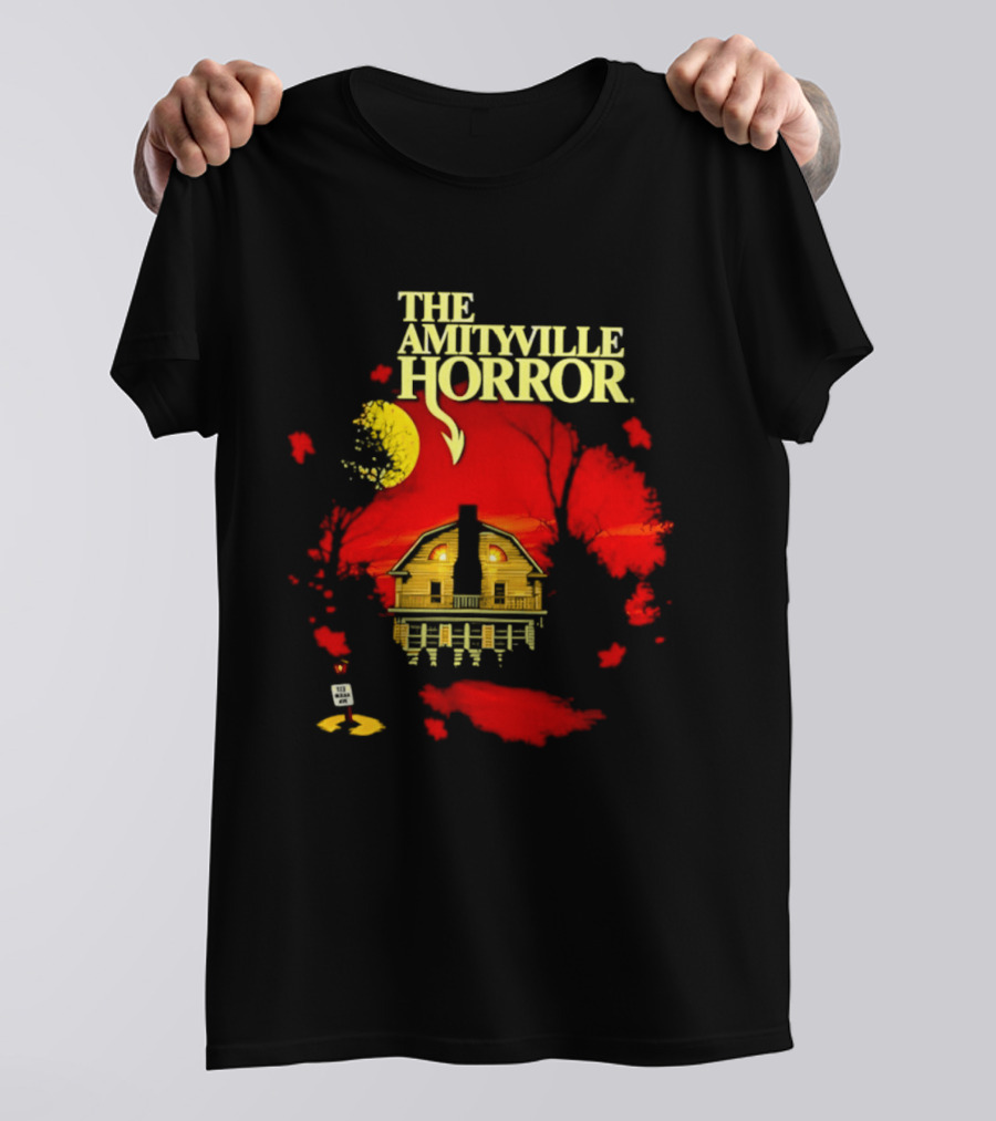 The Amityville Horror Haunted House Red Sky T-Shirt