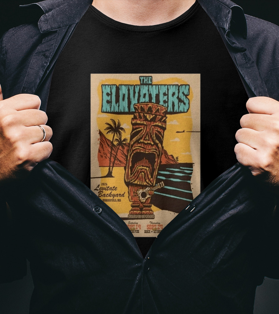 The Elovaters 2026 Levitate Backyard Marshfield MA Event With The Guess Who Max DJ Boppa Emily Rose Sept 18 25 T-Shirt