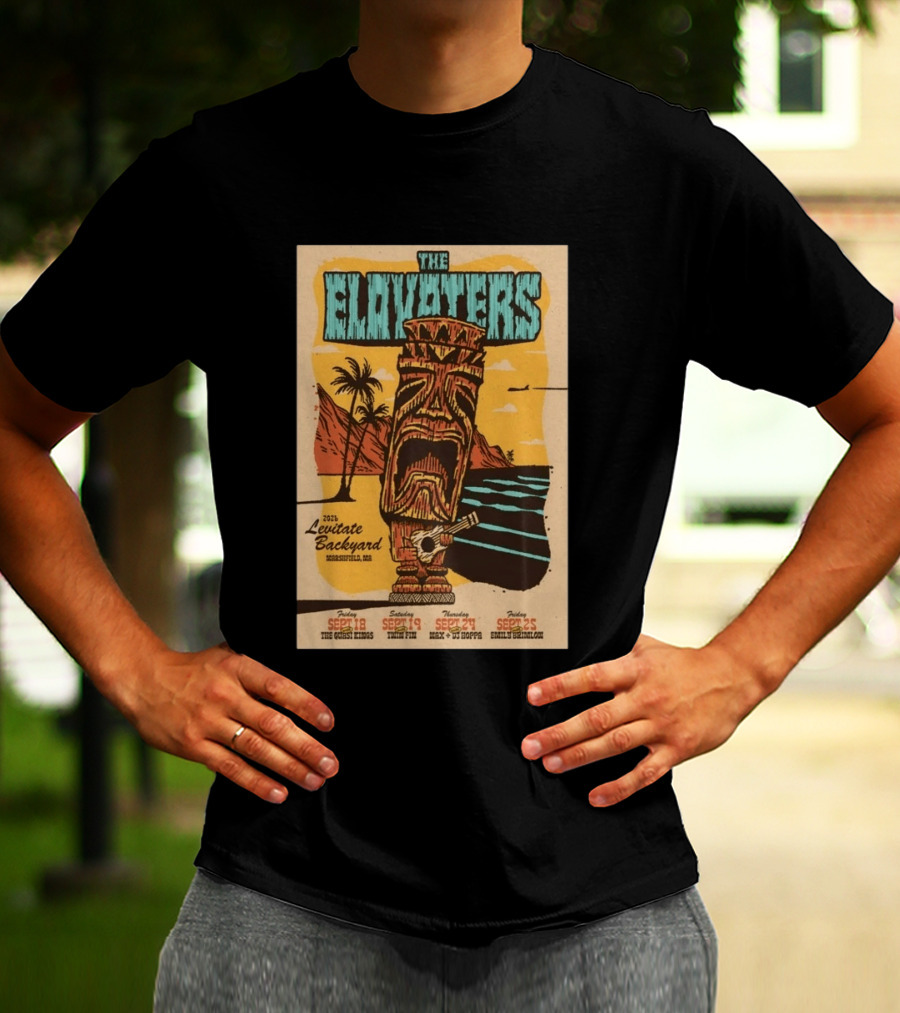 The Elovaters 2026 Levitate Backyard Marshfield MA Event With The Guess Who Max DJ Boppa Emily Rose Sept 18 25 T-Shirt