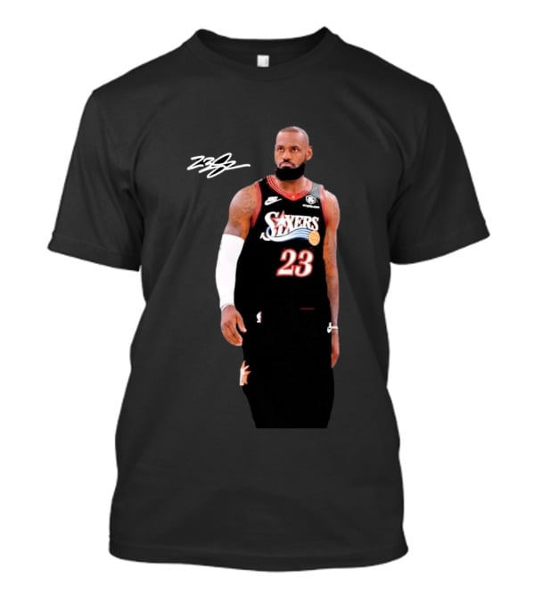 LeBron James Sixers 23 Signature Farewell Last Ride T-Shirt