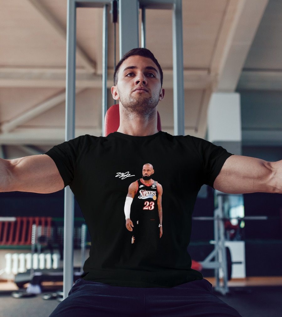 LeBron James Sixers 23 Signature Farewell Last Ride T-Shirt